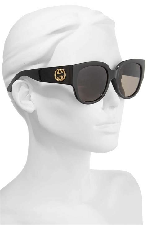 gucci 55mm square sunglasses